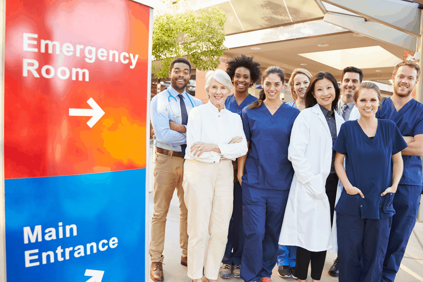 Emergency Room Hospital Staff